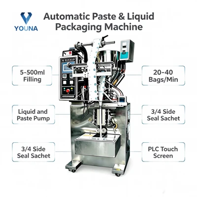 Automatski stroj za pakiranje čili paste za umak od rajčice
